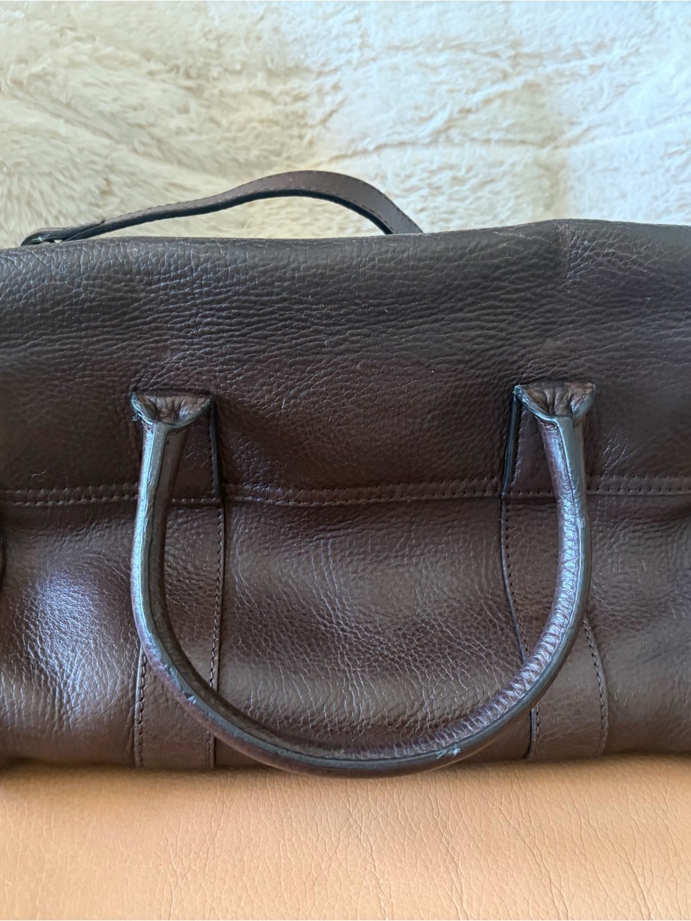 Small Mulberry Bayswater Satchel in Brown Leather - Picture 6 of 13